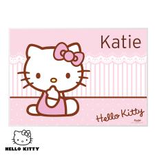 Personalised Hello Kitty Bow Laminated Placemat